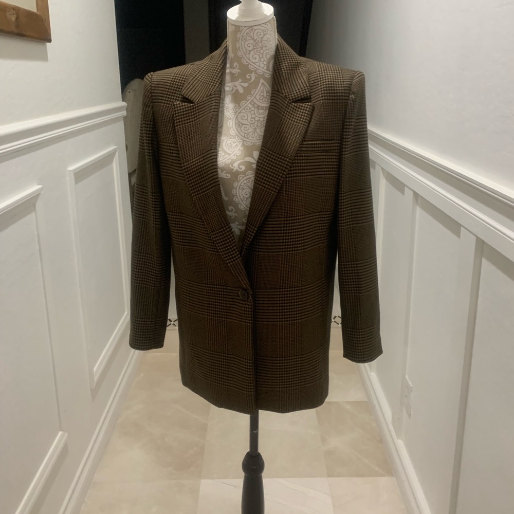 Alice and Olivia Colley Strong Shoulder Blazer Size 4 - Picture 4 of 12